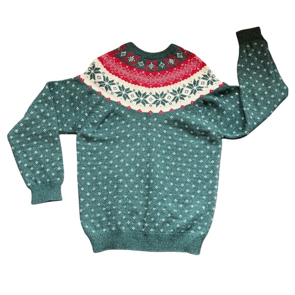 Vintage Northern Reflections Fair Isle Sweater Nordic  Christmas Unisex - Picture 3 of 10